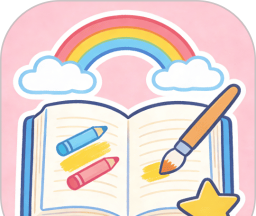 儿童绘画软件logo图