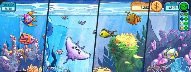 《My Cozy Aquarium》demo