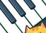 钢琴猫咪