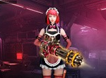 女战士跳伞吃鸡
