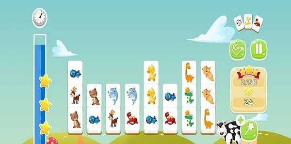 动物连接拼图 