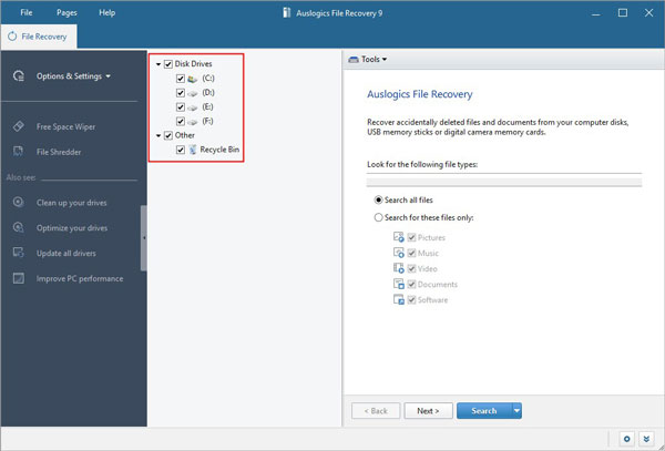Auslogics File Recovery 