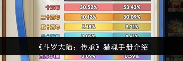 《斗罗大陆：传承》猎魂手册介绍