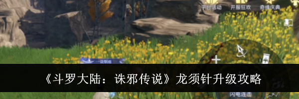 《斗罗大陆：诛邪传说》龙须针升级攻略