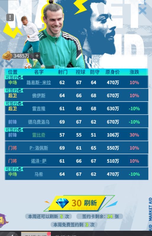 梦幻足球联赛生涯玩法介绍