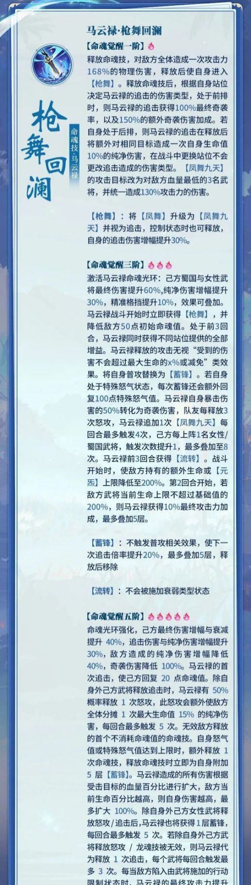 三国志幻想大陆命魂马云禄技能及阵容解析