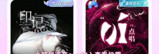 小陪伴语音app收入查看位置
